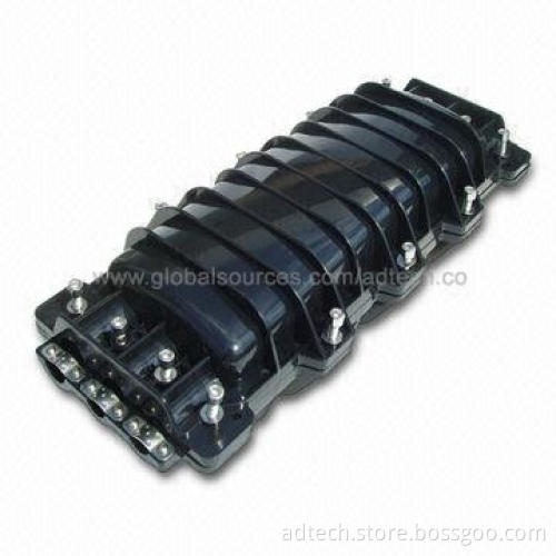 Dome/Vertical Fiber Optic Splice Closure with 48 Maximum Capacity and Rubber Seal Seal Way